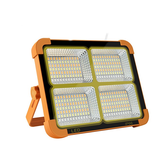 چراغ خورشیدی سولار Solar LED Light اورجینال  4 باتری 288 لامپ ضدآب