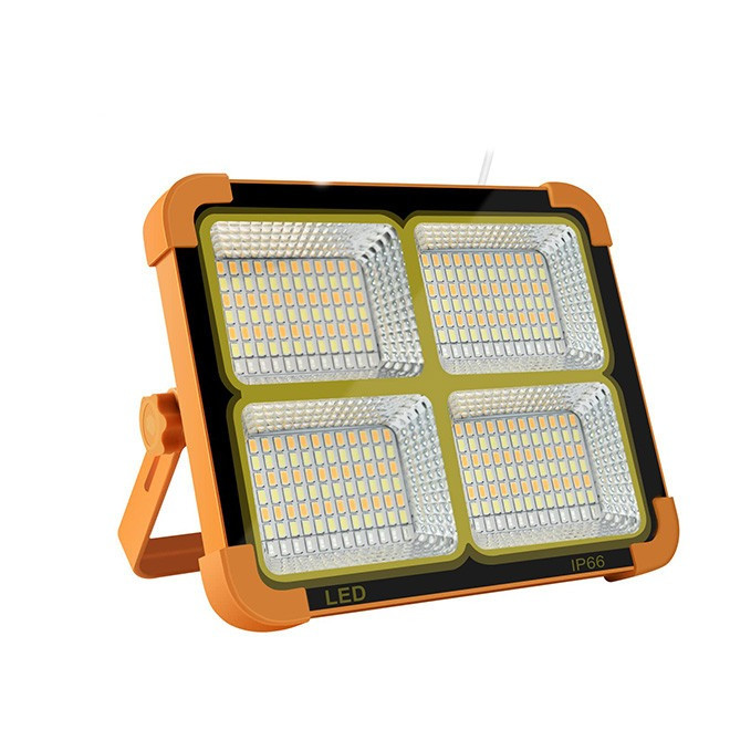 چراغ خورشیدی سولار Solar LED Light اورجینال 4 باتری 288 لامپ ضدآب