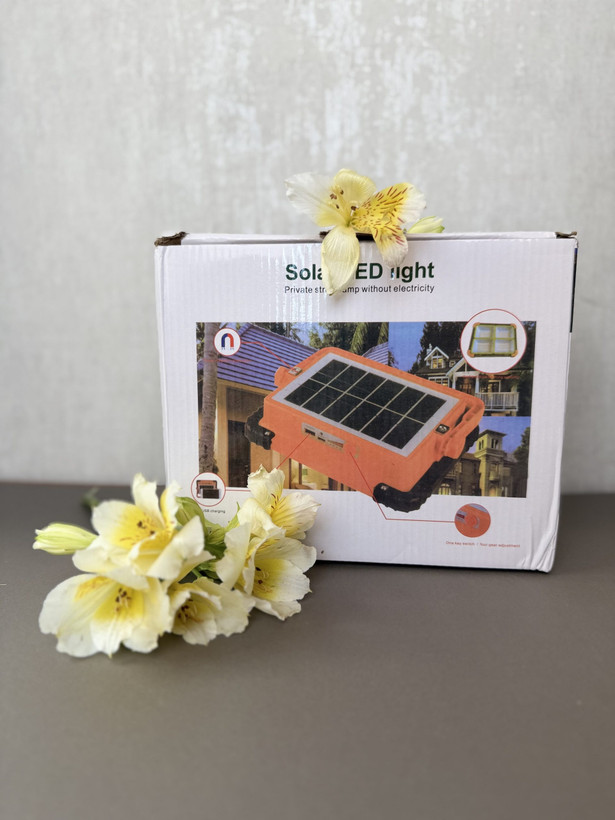 چراغ خورشیدی سولار Solar LED Light اورجینال 4 باتری 288 لامپ ضدآب