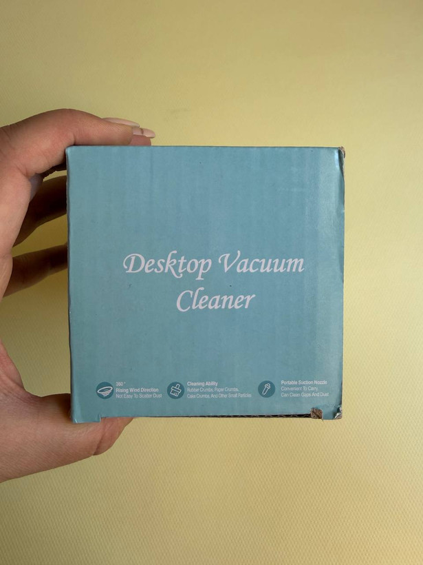 جارو شارژی دسکتاپ مینی جارو رومیزی Desktop Vacuum Cleaner با سری باریک